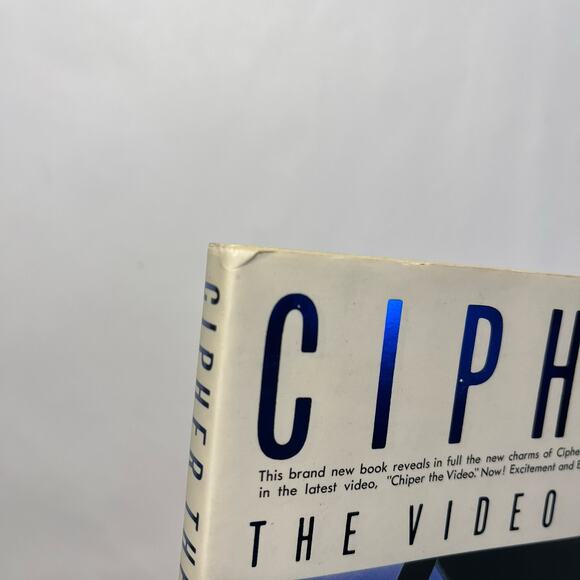 CIPHER The Video Book Paperback Anime Rare Japan HTF Original Cel / Poster - Picture 4 of 14